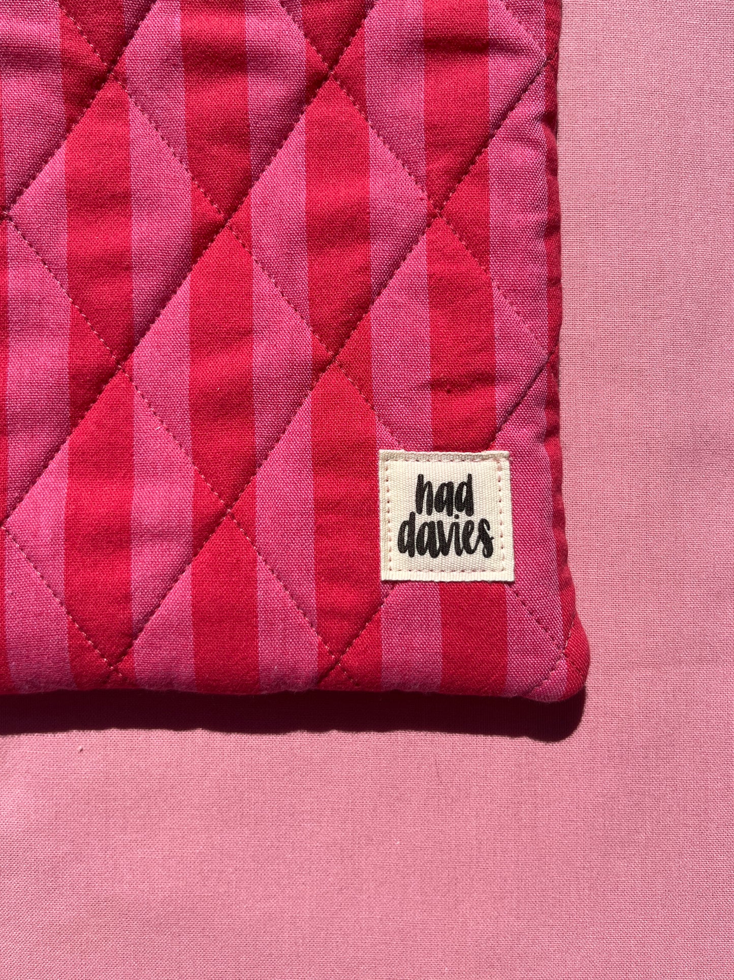 Pink & Red Stripe Kindle Sleeve | Limited Edition