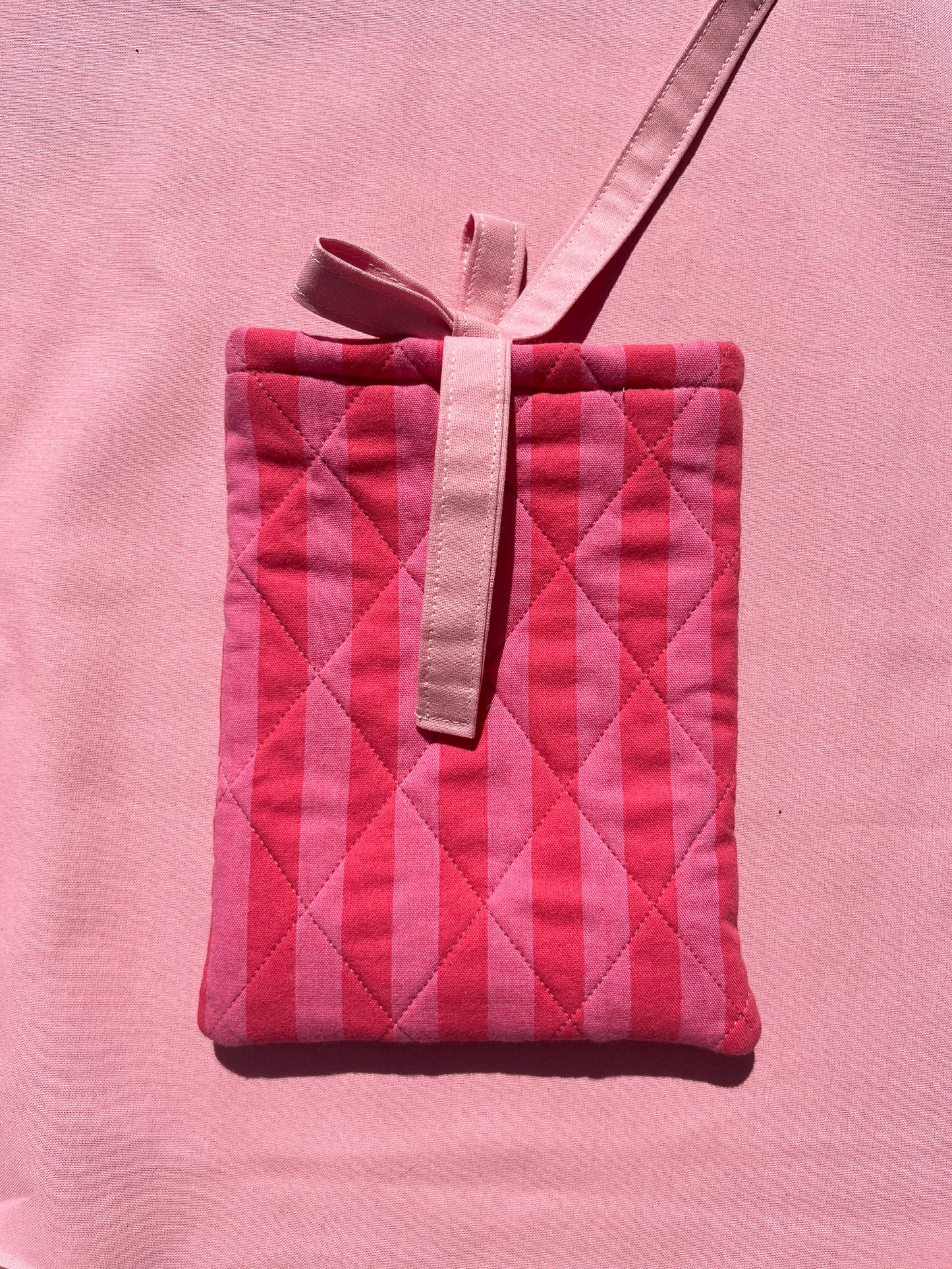 Pink & Red Stripe Kindle Sleeve | Limited Edition
