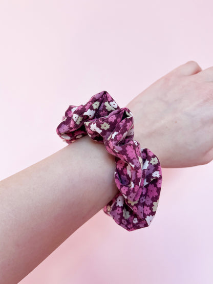 Purple & Pink Floral | Classic Scrunchie