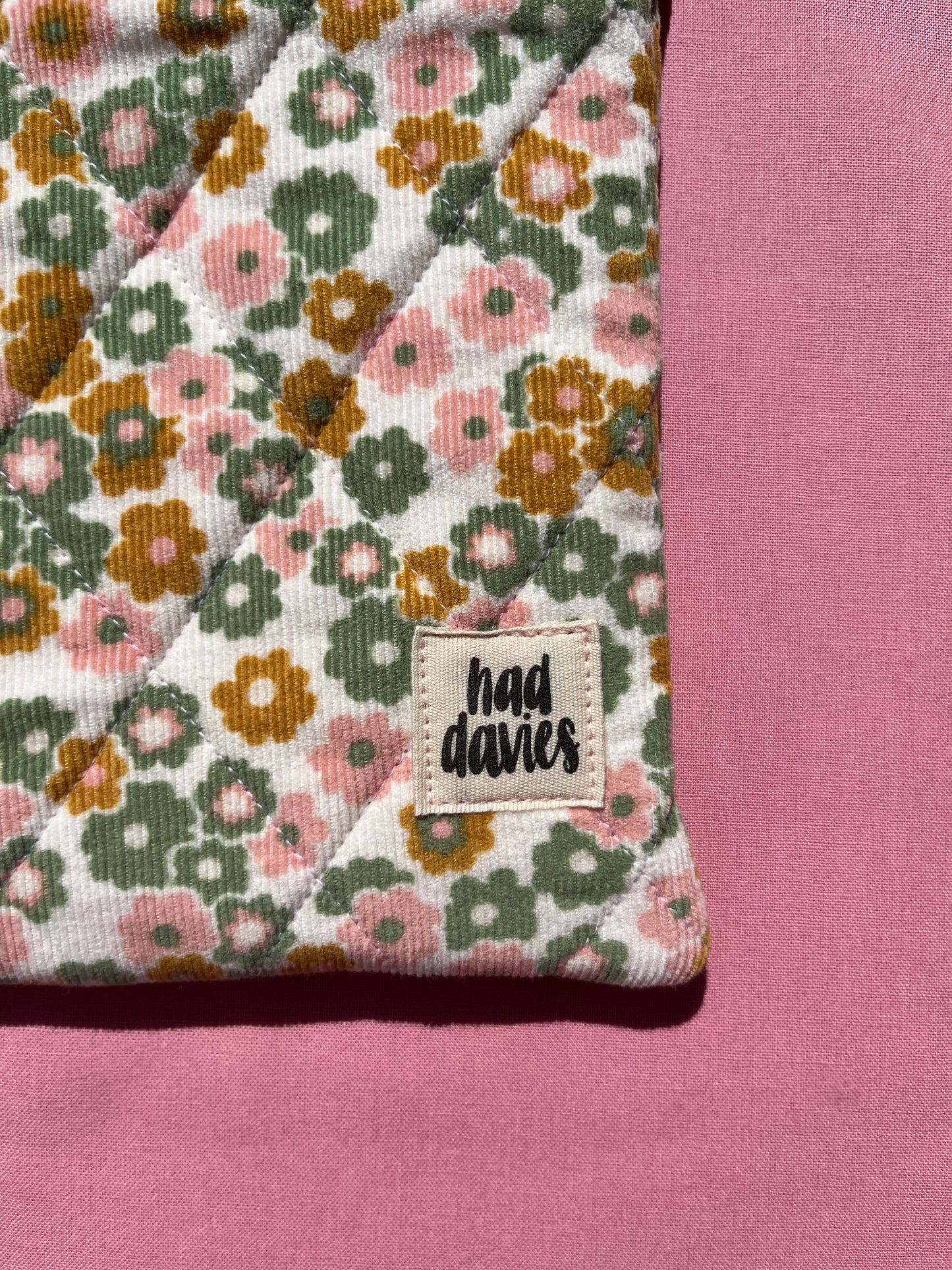 Floral Babycord Kindle Sleeve