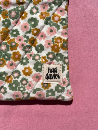 Floral Babycord Kindle Sleeve