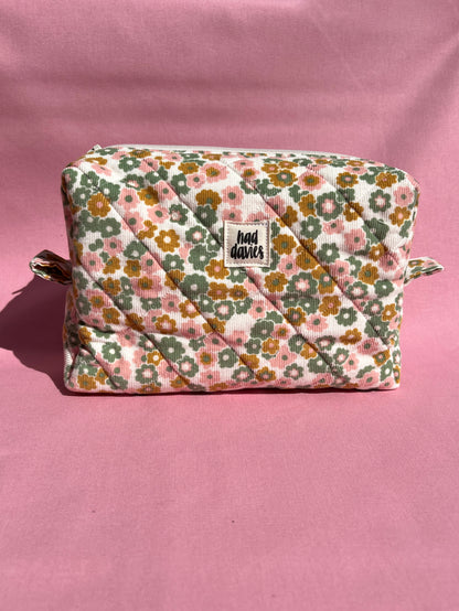 Floral Babycord Large Boxy Pouch
