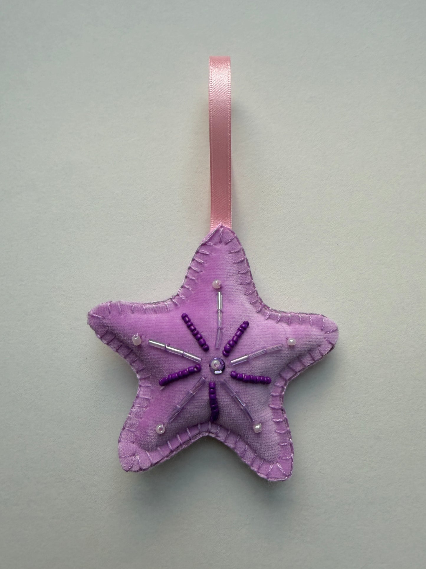 Christmas Star Beaded Decoration 22