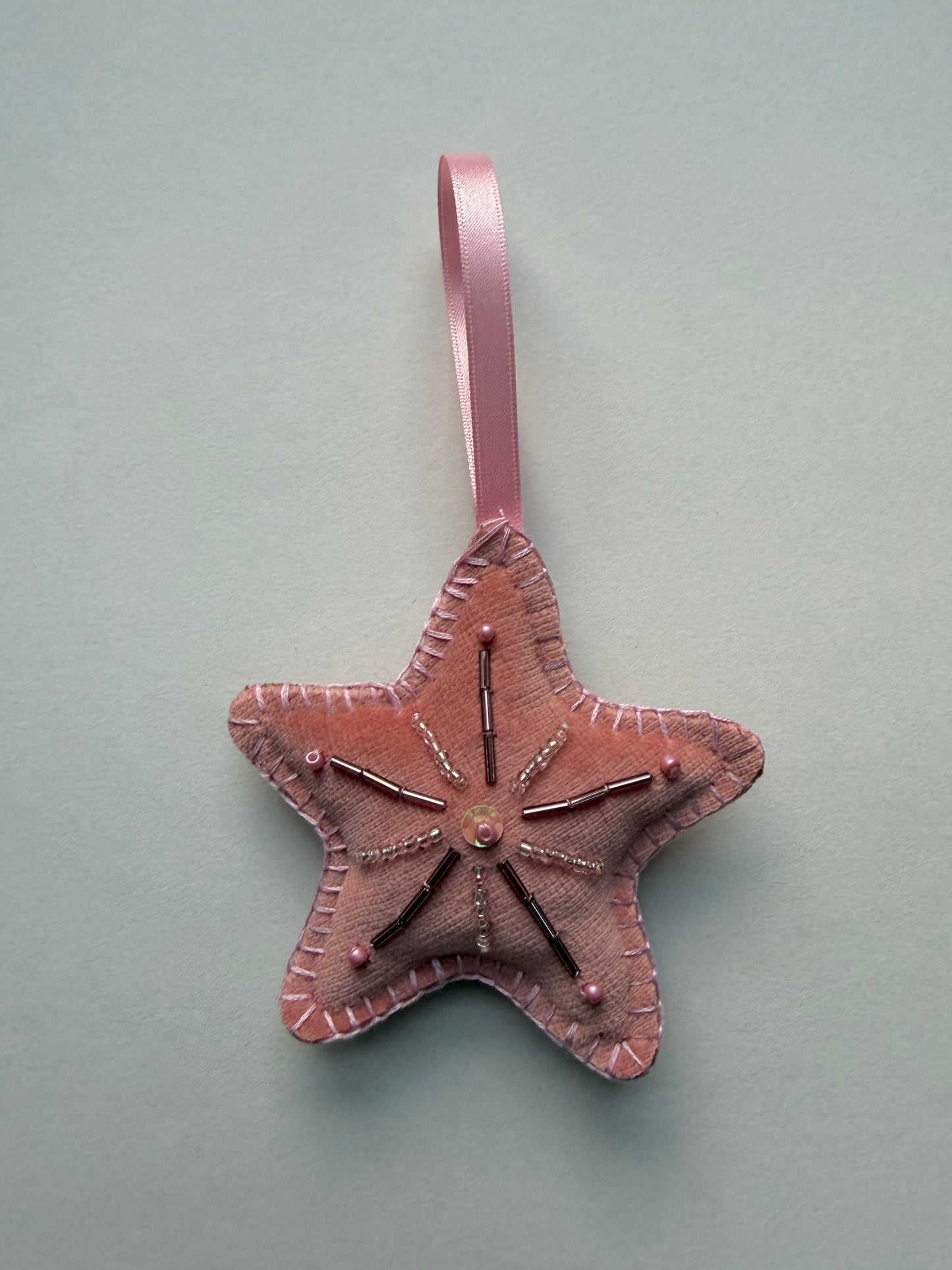Christmas Star Beaded Decoration 23