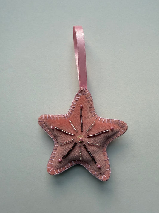 Christmas Star Beaded Decoration 23