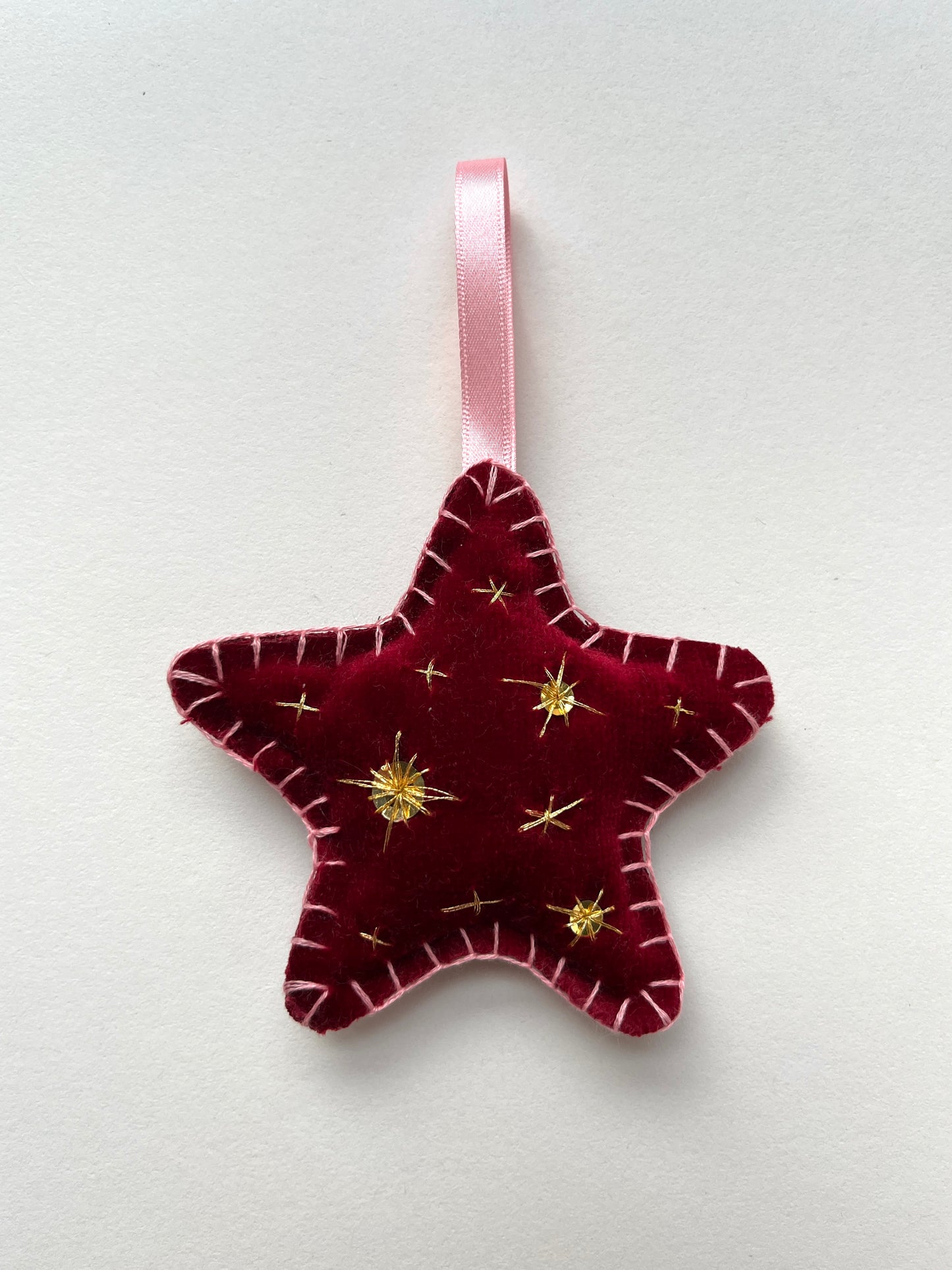 Christmas Star Beaded Decoration 11