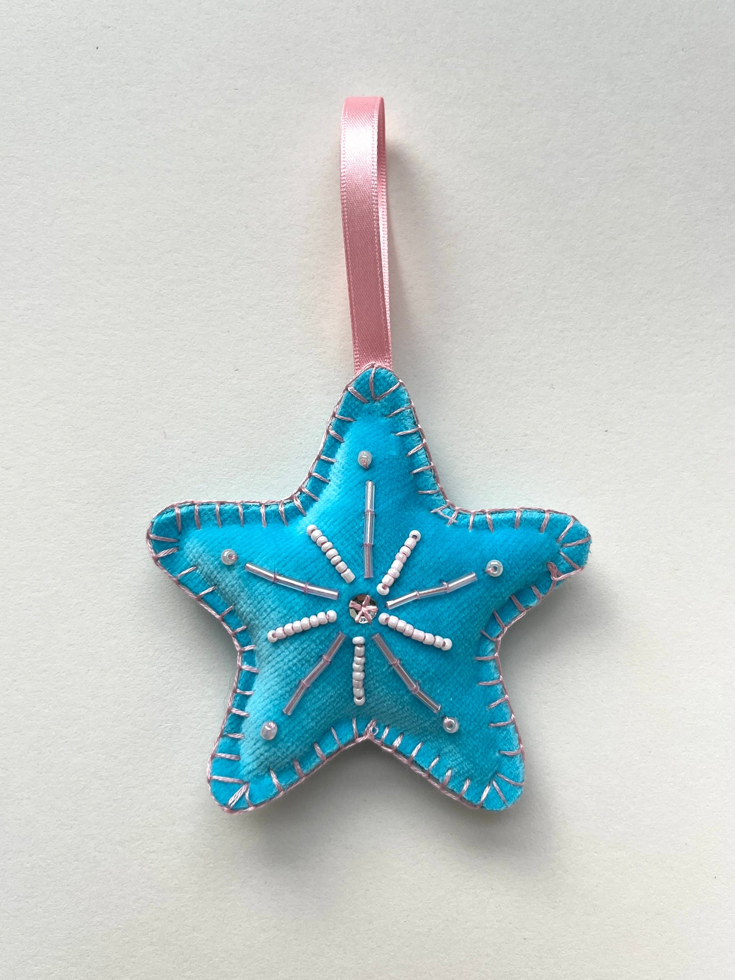 Christmas Star Beaded Decoration 13
