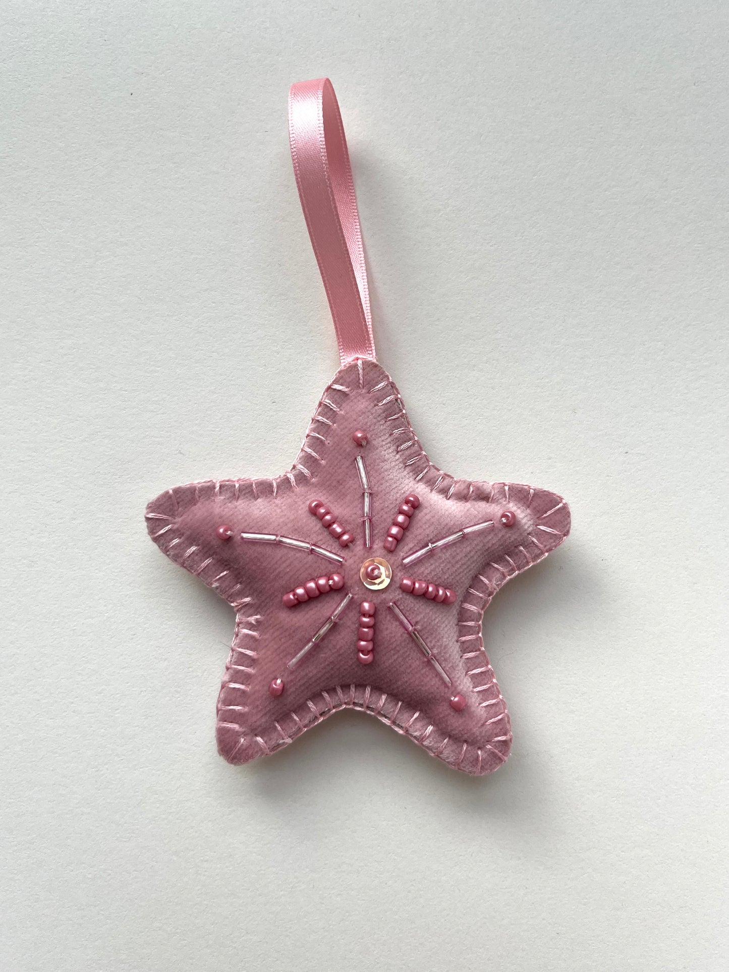 Christmas Star Beaded Decoration 14