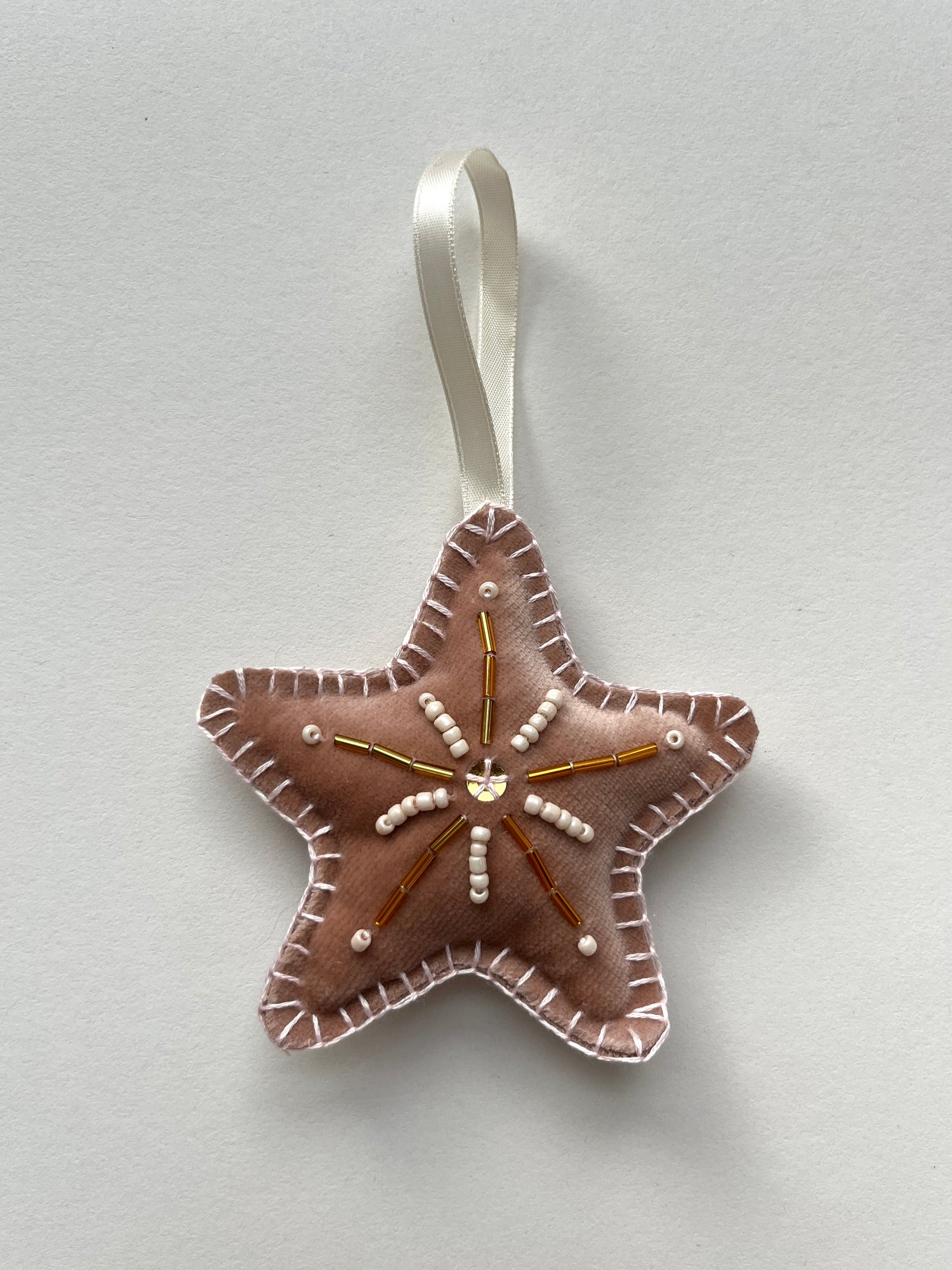 Christmas Star Beaded Decoration 16