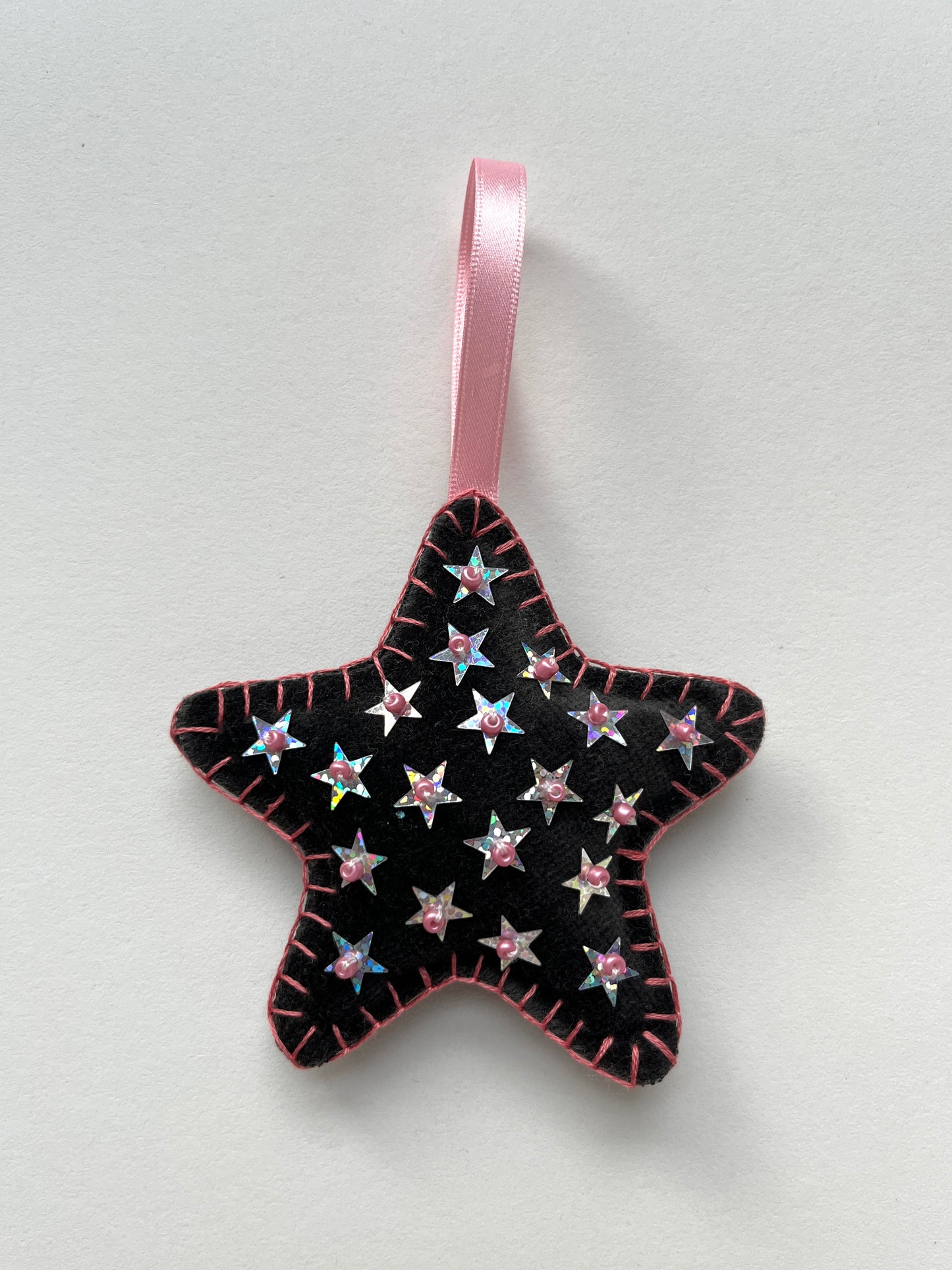 Christmas Star Beaded Decoration 17