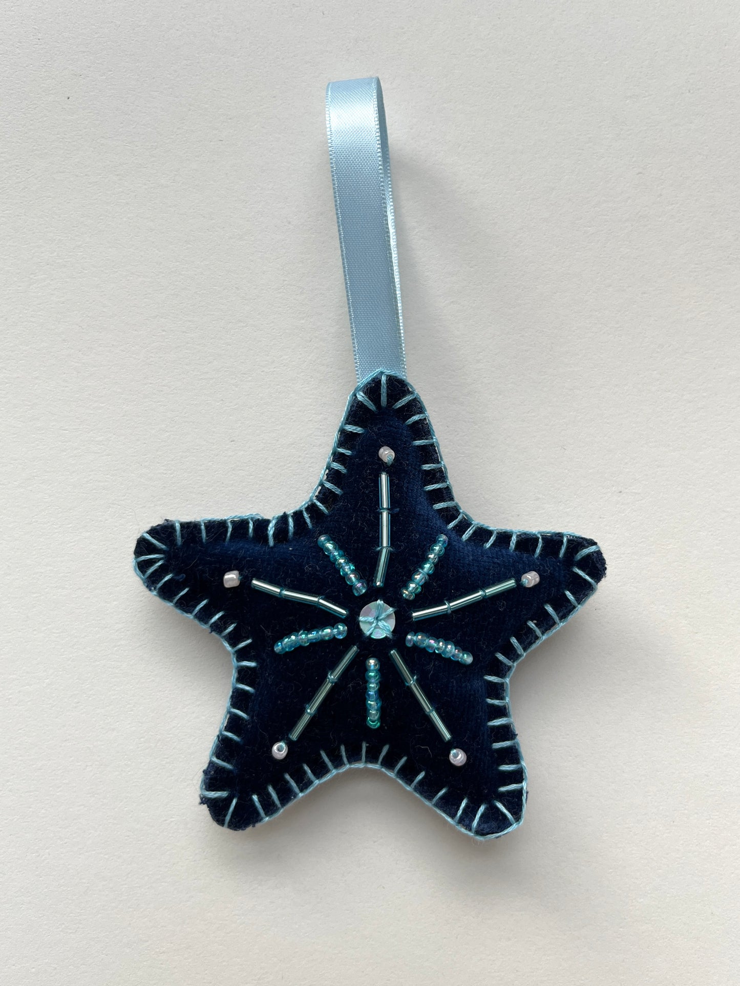Christmas Star Beaded Decoration 18