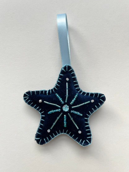 Christmas Star Beaded Decoration 18