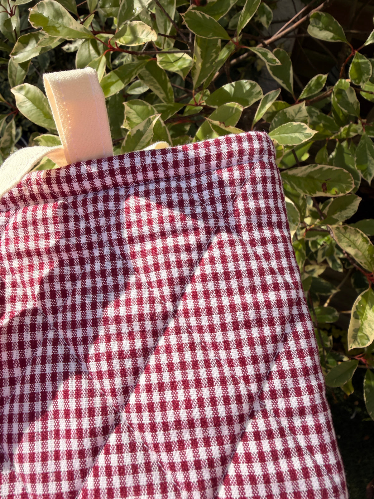 Berry Gingham Kindle Sleeve | SAMPLE SALE