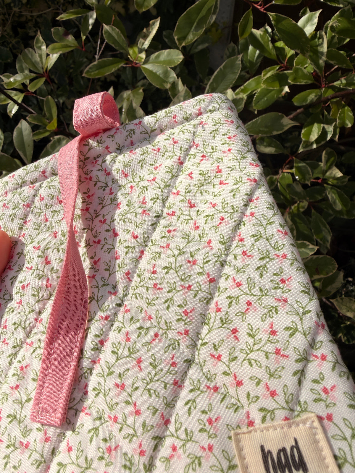Pink & Green Floral Kindle Sleeve | SAMPLE SALE