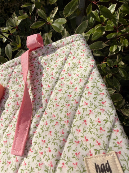 Pink & Green Floral Kindle Sleeve | SAMPLE SALE