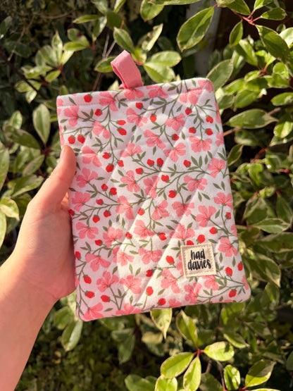 Strawberry Floral Kindle Sleeve | SAMPLE SALE