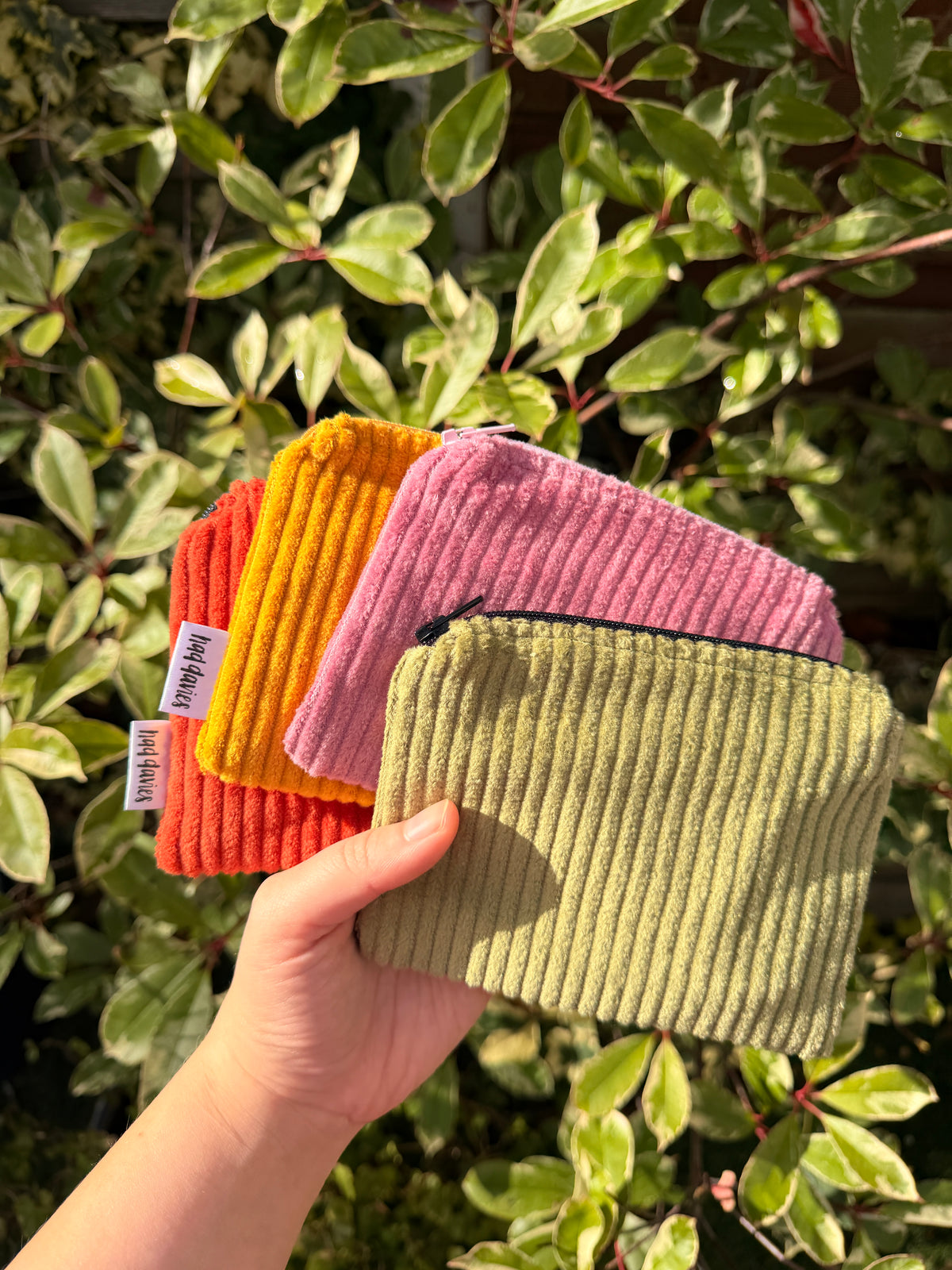 Corduroy Coin Purse | Four Colour Options  | ARCHIVE SALE - FREE WITH ORDERS OVER £20