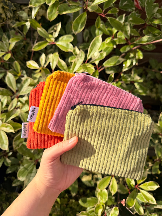Corduroy Coin Purse | Four Colour Options  | ARCHIVE SALE - FREE WITH ORDERS OVER £20