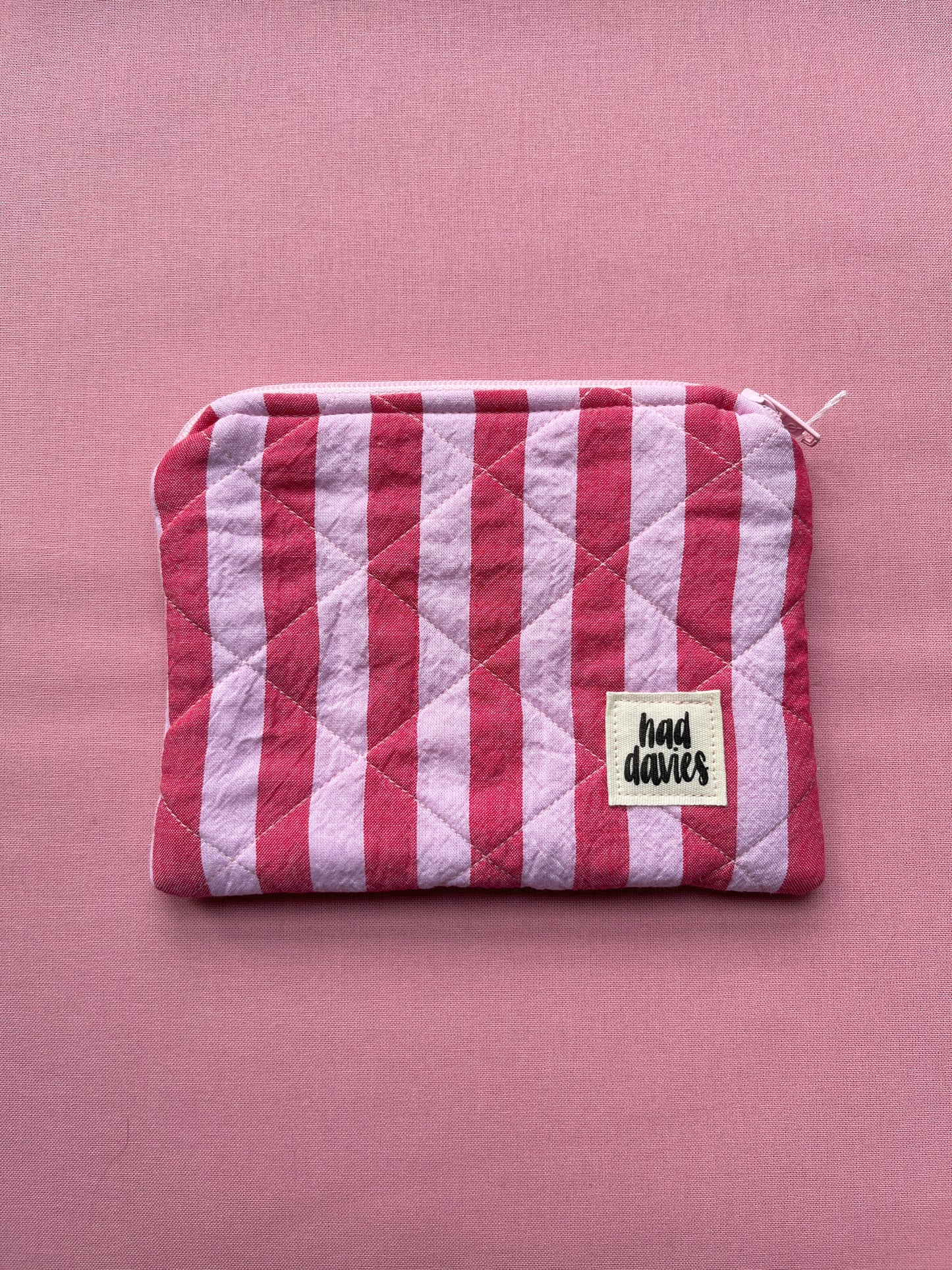 Pink & Red Stripe Coin Purse | Limited Edition