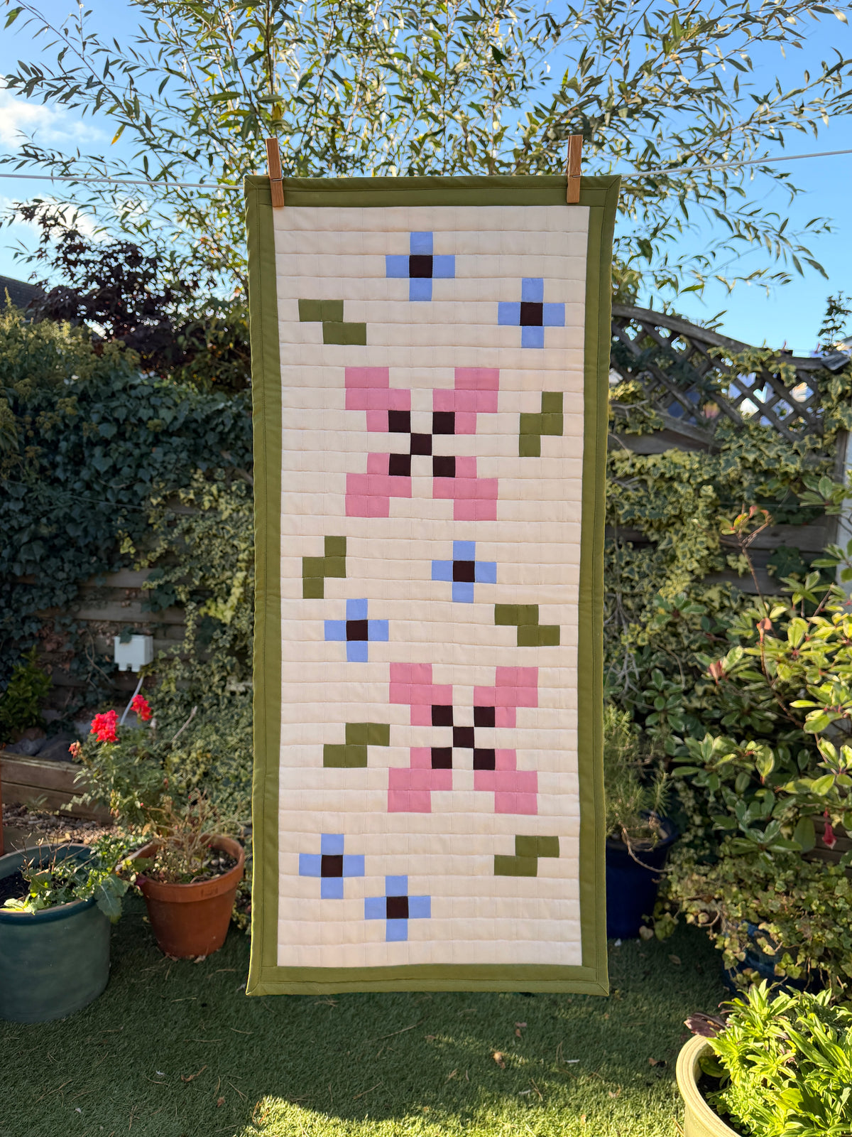 Flower 04 | Patchwork Wall Hanging