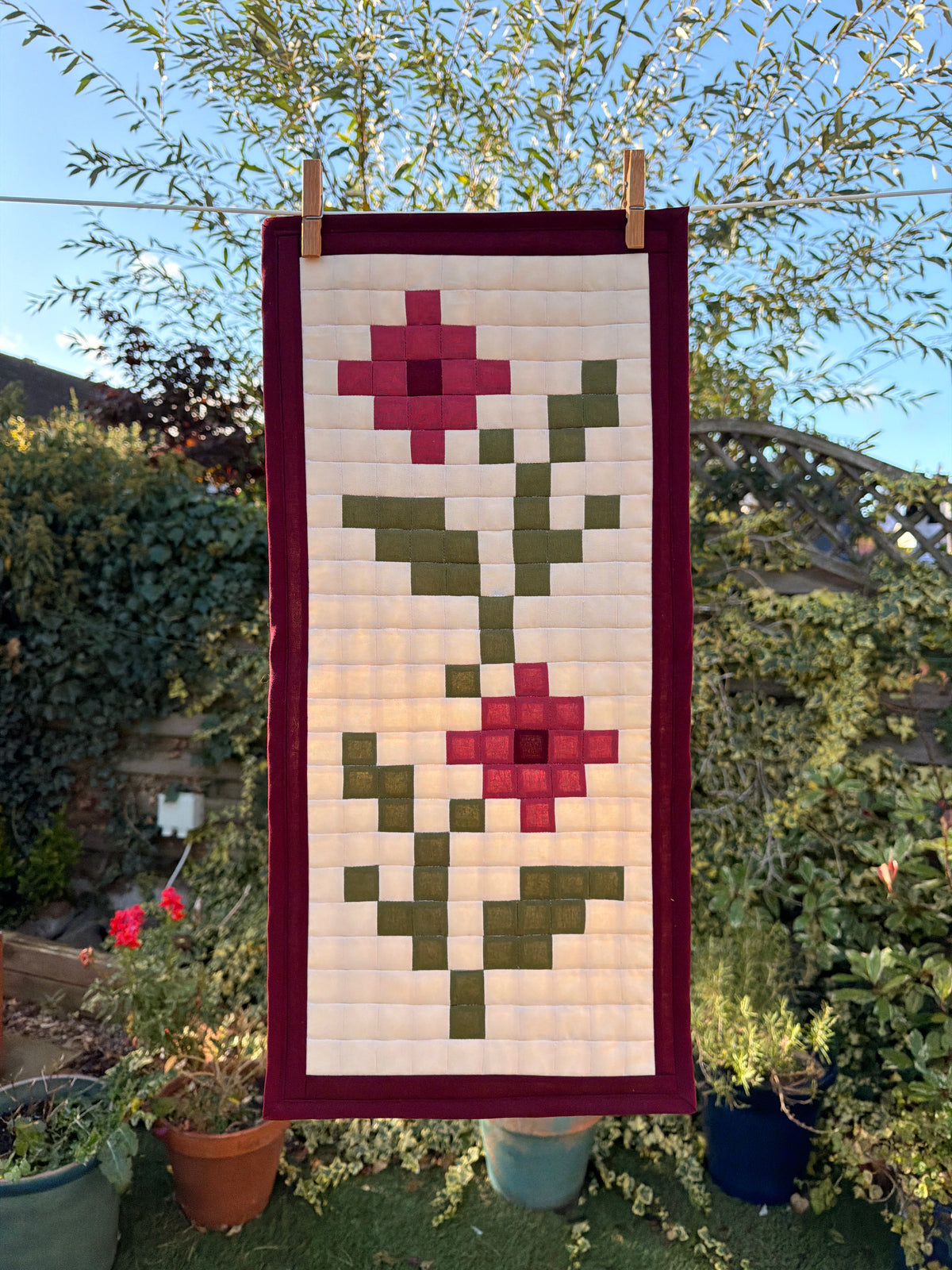 Flower 03 | Patchwork Wall Hanging