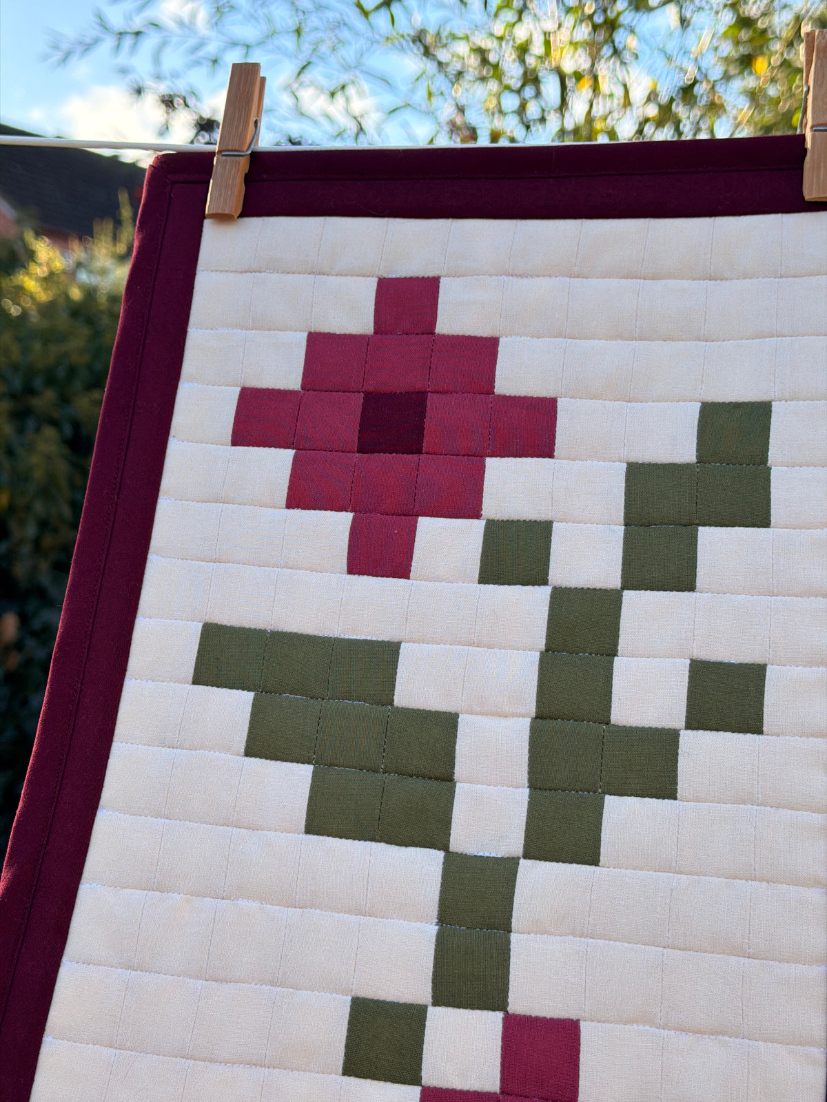 Flower 03 | Patchwork Wall Hanging